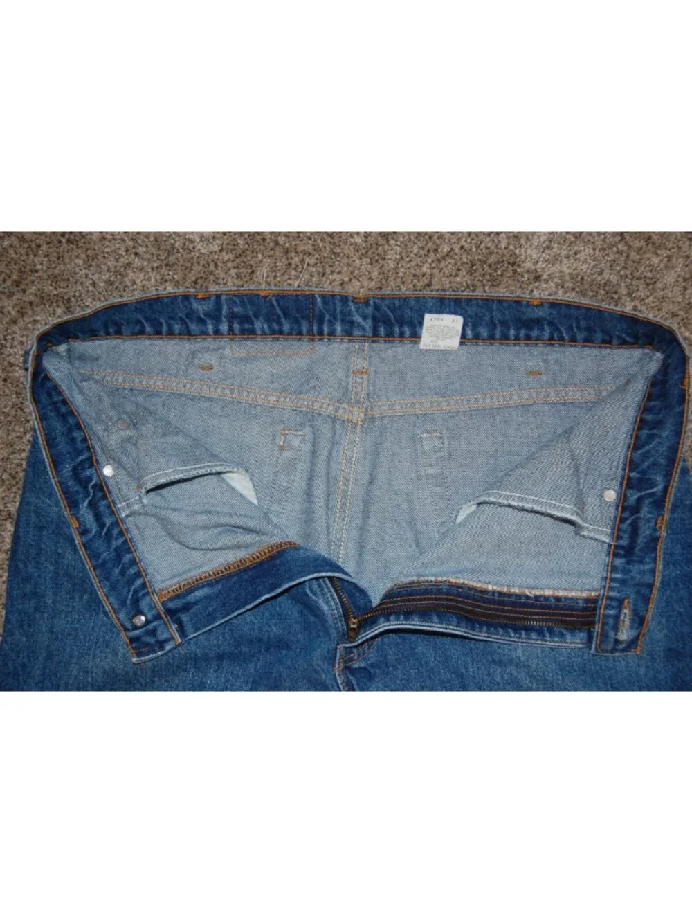 Vintage Levi's 540 Orange Tab Relaxed Fit 38x30 Denim Jeans Made in USA